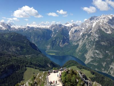 salzalpensteig koenigssee Blick