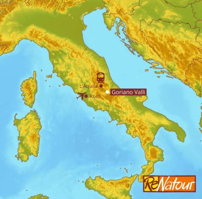 Eselwandern Eseltrekking Italien Abruzzen Goriano Valli  Eltern Kinder Familienurlaub