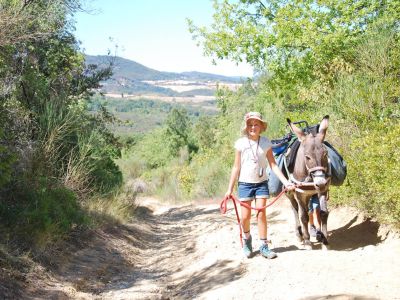 rundwanderung toskana volterra cecina mit esel