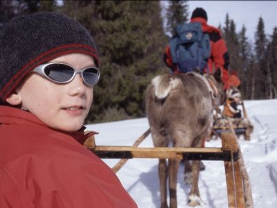 Familienreise nach Schwedisch Lappland.