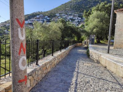 albanische riviera wandern dorf vuno