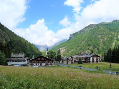 Gressoney-La-Trinit im Tal des Valle di Lys