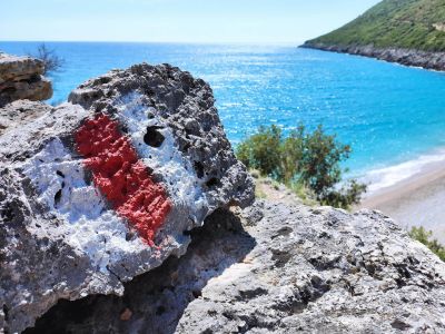 albanien kste meer wandern