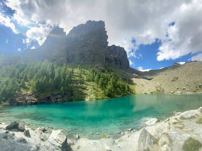 ayas tal wandern individuell bergsee gletscher