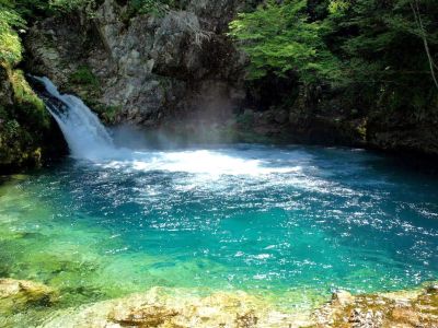 Nordalbanische Alpen Wasserfall