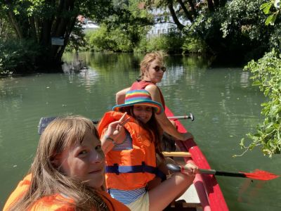 Pegnitz Kanutour Eschenbach in Franken