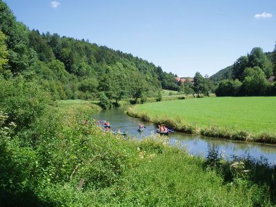 Familienurlaub mit Kanu auf der Pegnitz