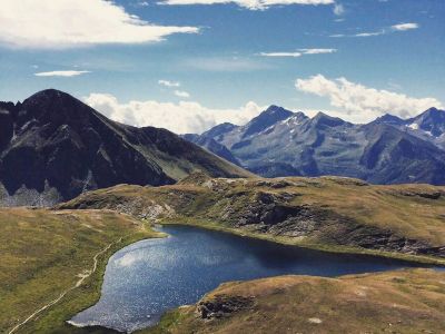 lago blu monte rosa wandern ohne gepck