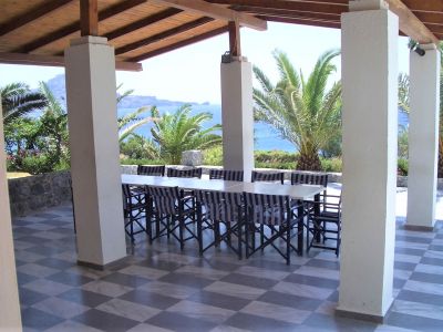 Plakias Kreta Hotel Terrasse