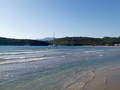 Strand am Flussdelta des Acheron 