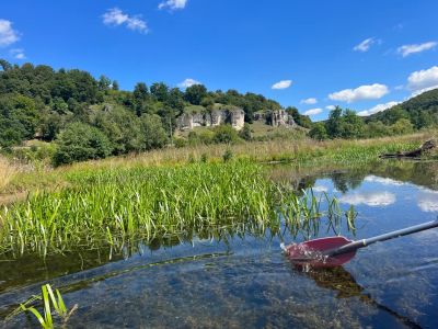 familienurlaub an der altmuehl paddeln