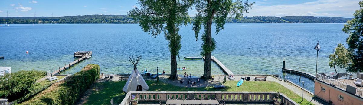 ausblick auf den starnberger see individueller familienurlaub