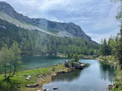 Bergwandern in Slowenien Bergsee Httentour