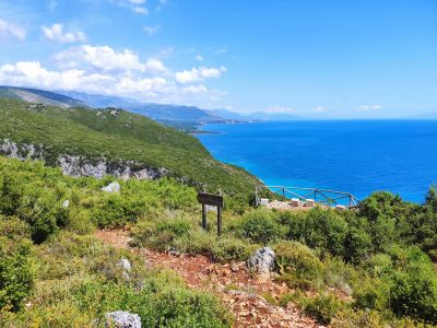 albanische riviera hinterland wandern ohne gepck wegweiser