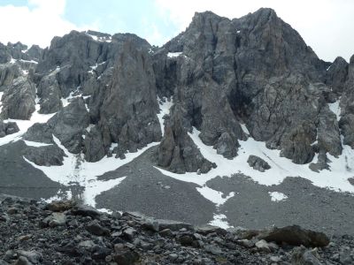 Kurz vor dem Gipfel des Colle d Enchiausa