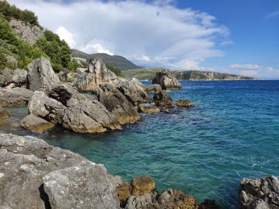 albanische riviera kste felsen wandern