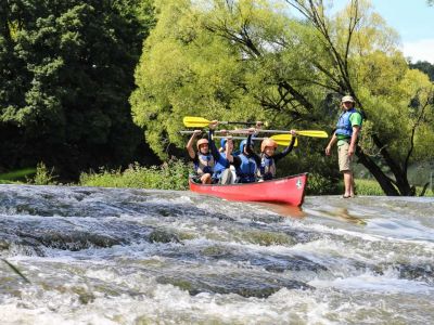 bootsrutsche mit action und anleitung durch guide