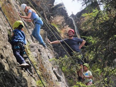 klettern bayerischer wald fr familien campingurlaub bad ktzting