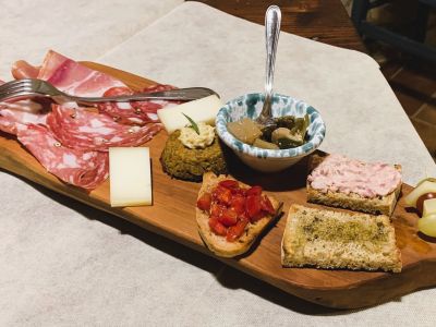 Agriturismo La Landuccia Antipasti aus eigener Herstellung