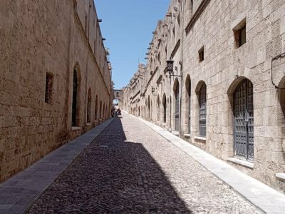 Ritterstrasse auf Rhodos