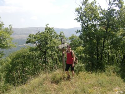 Familien-Wanderung mit Esel durch Italien.