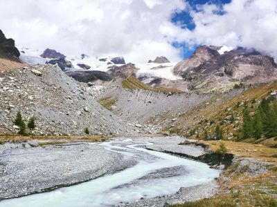 verra gletscher monte rosa wandern