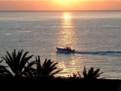 sonnenaufgang am strand el cabrito