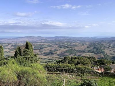 Panoramablick Richtung Norden und Volterra