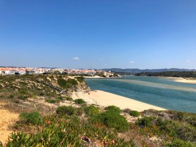 gepaecktransport im wanderurlaub erste etappe vila nova de milfontes