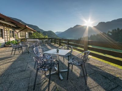 Yogahaus mit Sonnenterrasse in Sachrang Chiemgau