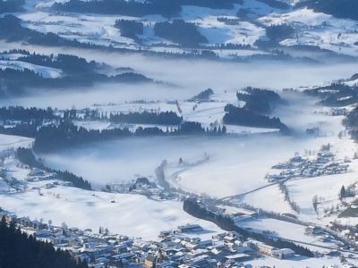 Wolken im Tal bei Westendorf