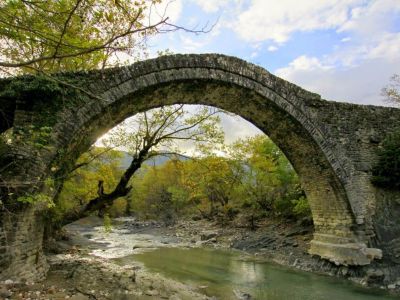 Steinerne Brck Albanien Sden Wandern